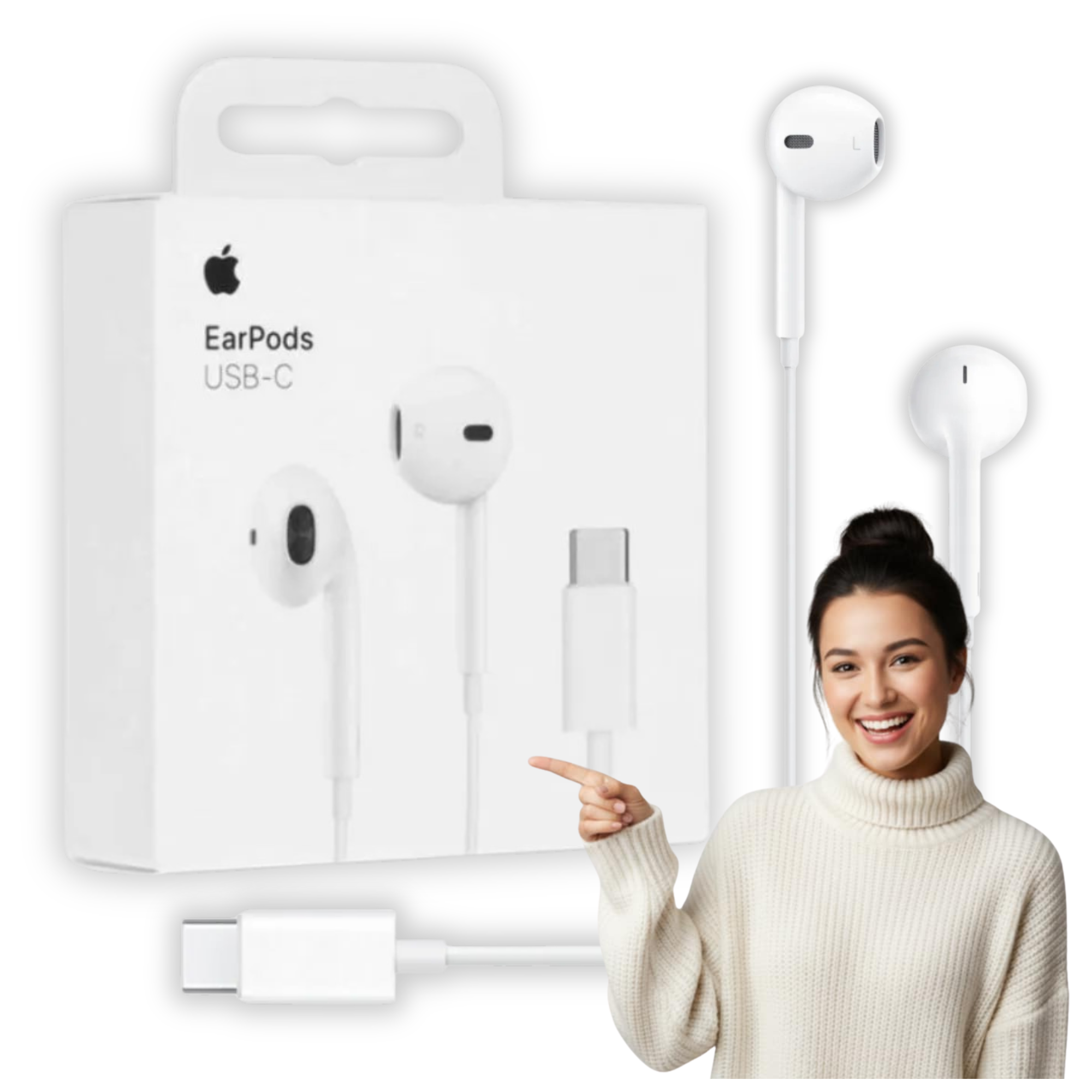 ORYGINALNE SŁUCHAWKI APPLE EARPODS złącze USB-C