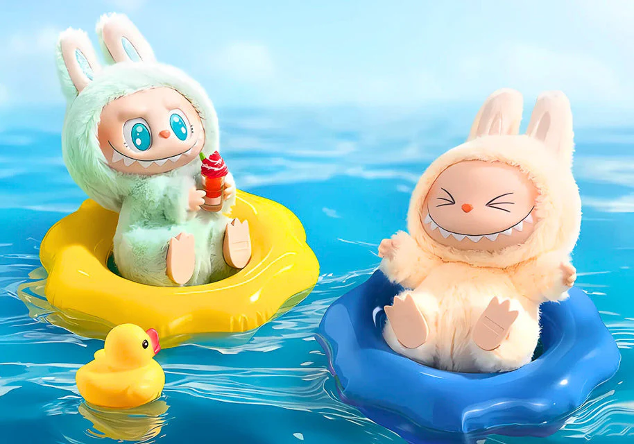 Oryginalne Pop Mart Labubu The Monsters Tasty Macarons Brelok