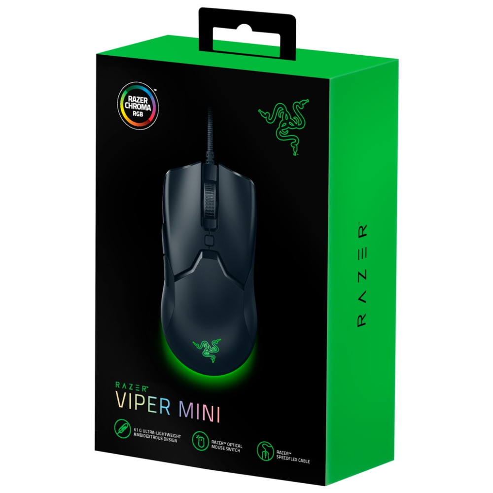 Oryginalna myszka gamingowa Razer Viper Mini Czarna
