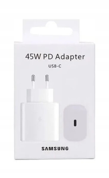 ŁADOWARKA SAMSUNG 45W EP-TA845XBEGCN 1x USB-C SUPER FAST CHARGER Biała