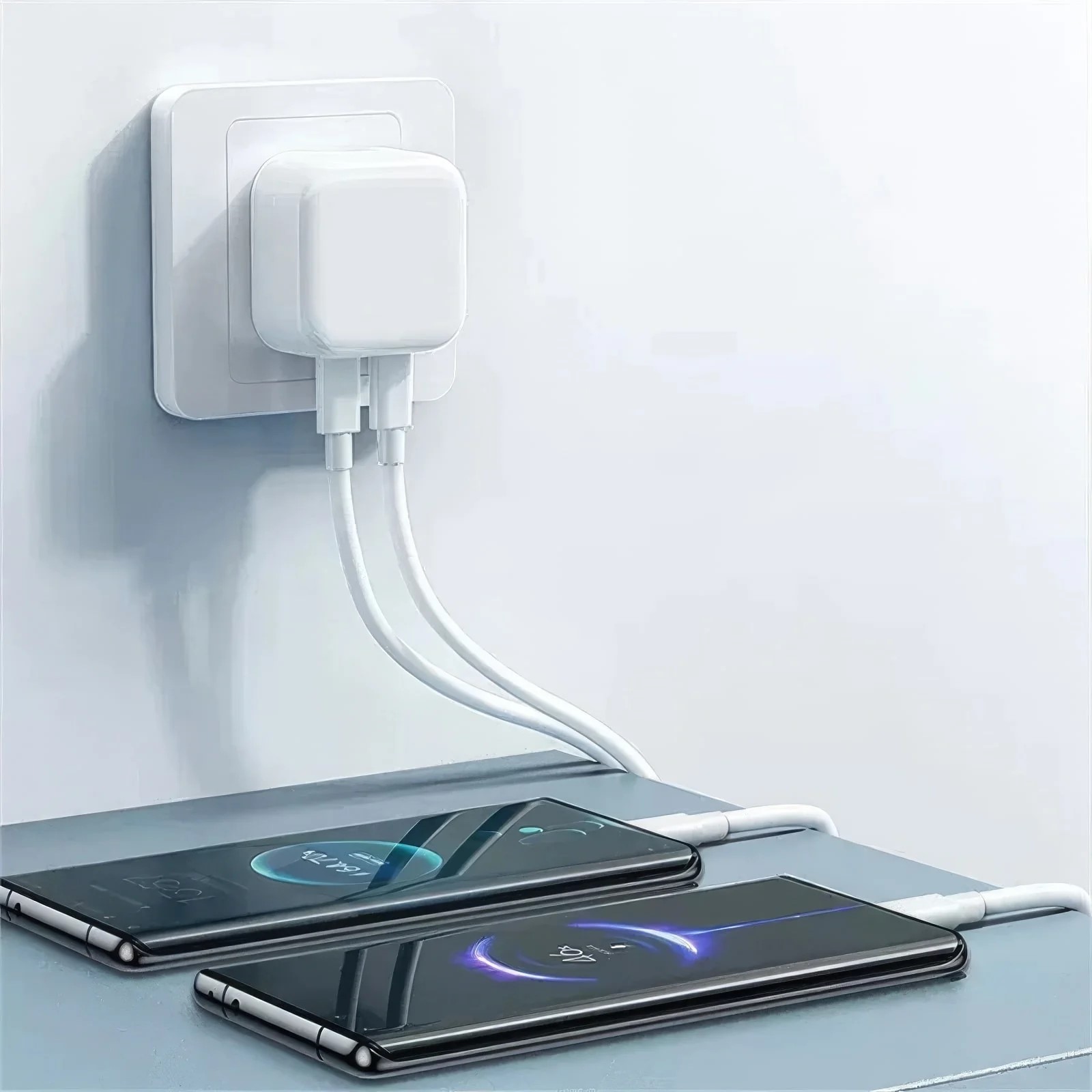 Ładowarka Sieciowa Szybka (35W) Apple do iPhone, iPad, MacBook 2 X USB-C