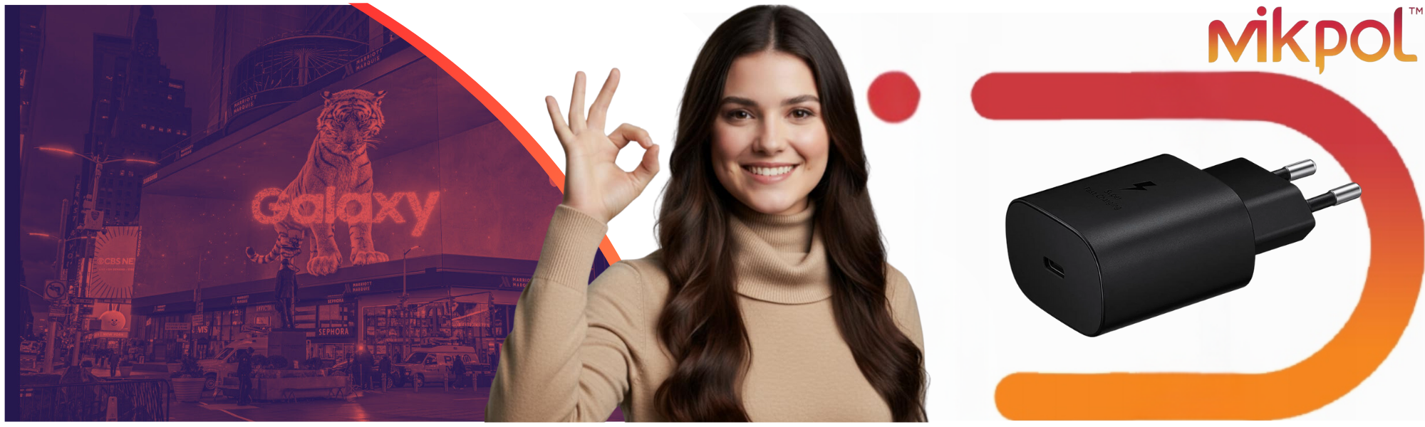 ŁADOWARKA SAMSUNG 45W EP-TA845 1x USB-C SUPER FAST CHARGER Czarna