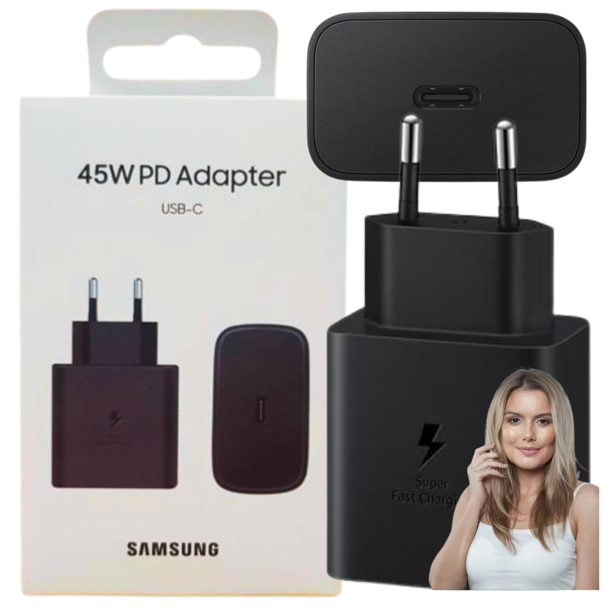 Oryginalna Ładowarka SAMSUNG EP-T4510 45W Super FAST