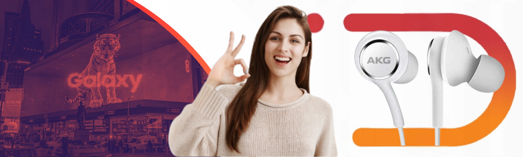 Słuchawki przewodowe dokanałowe Samsung AKG Type-C BIAŁE, mega BASS