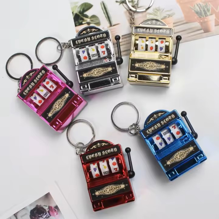 Mini Jednoreki BANDYTA Breloczek KASYNO