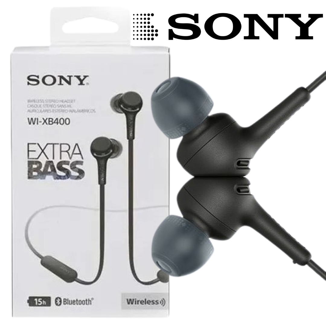 Słuchawki bezprzewodowe dokanałowe Sony WI-XB400 Mega BASS