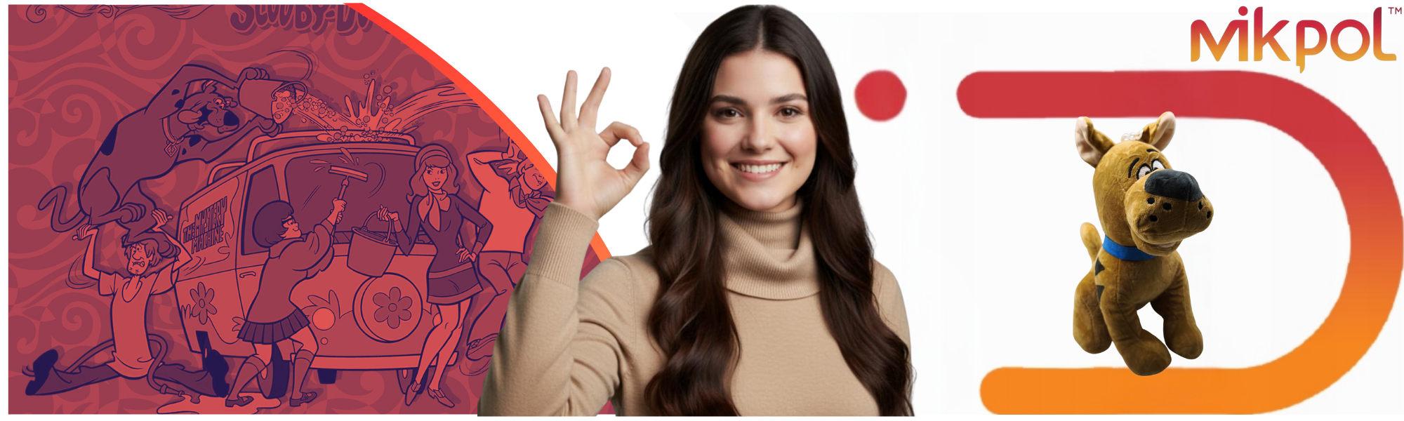 Maskotka Przytulanka Scooby Doo 27 cm