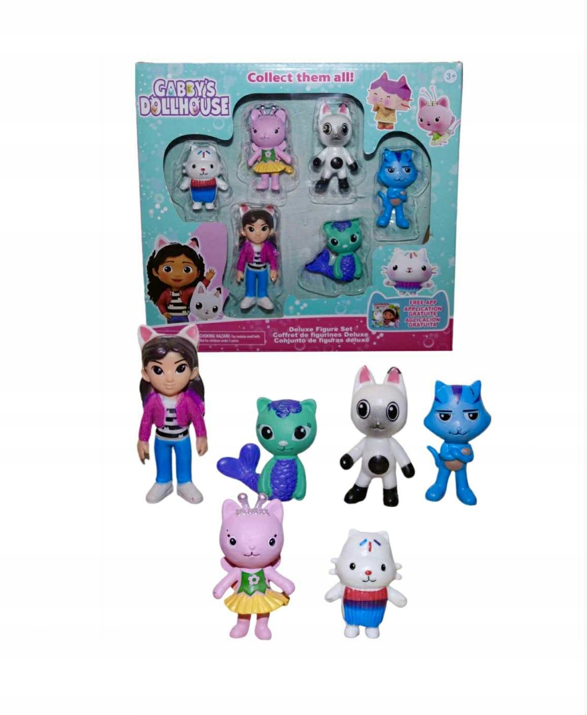 ZESTAW FIGUREK DOMEK GABI 6 SZT