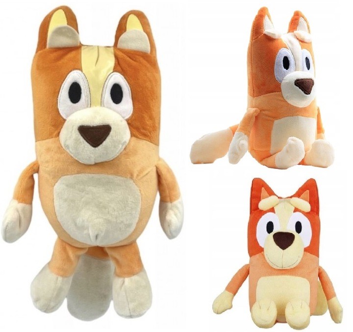 ZESTAW MASKOTEK BLUEY & BINGO 25 CM