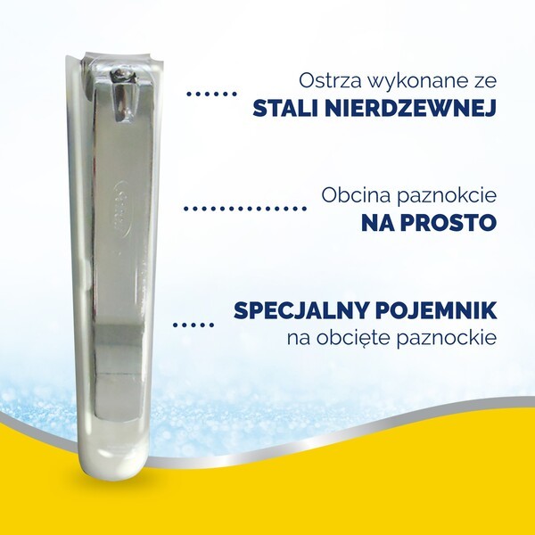 Obcinacz do Paznokci Scholl 14.3 cm z pojemnikiem