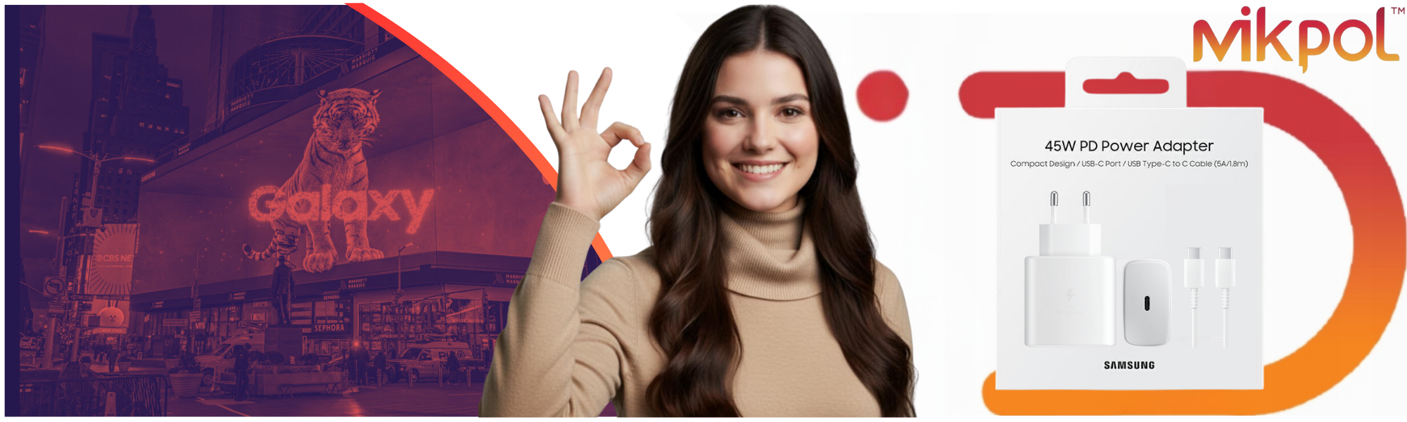 ŁADOWARKA SAMSUNG 45W 4510 PD 3.0 USB C