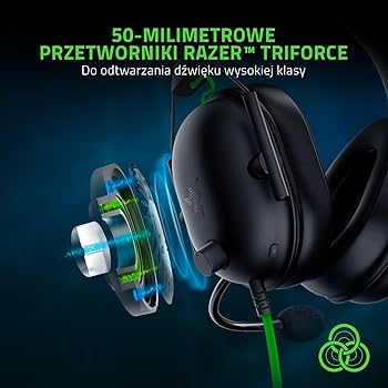 Słuchawki Gamingowe Razer BlackShark V2 X Czarne