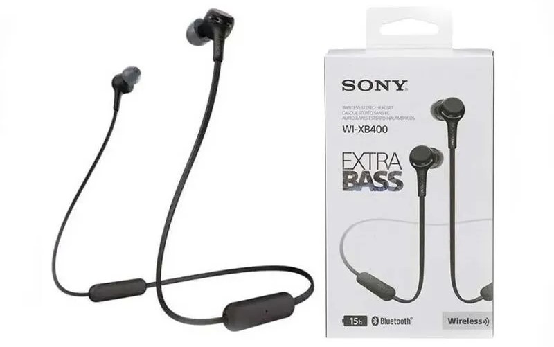 Słuchawki bezprzewodowe dokanałowe Sony WI-XB400 Mega BASS