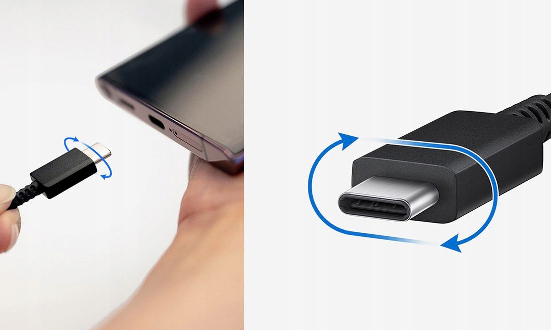 Oryginalny Kabel USB-C 5A 100cm SAMSUNG Galaxy Ultra Charging Czarny