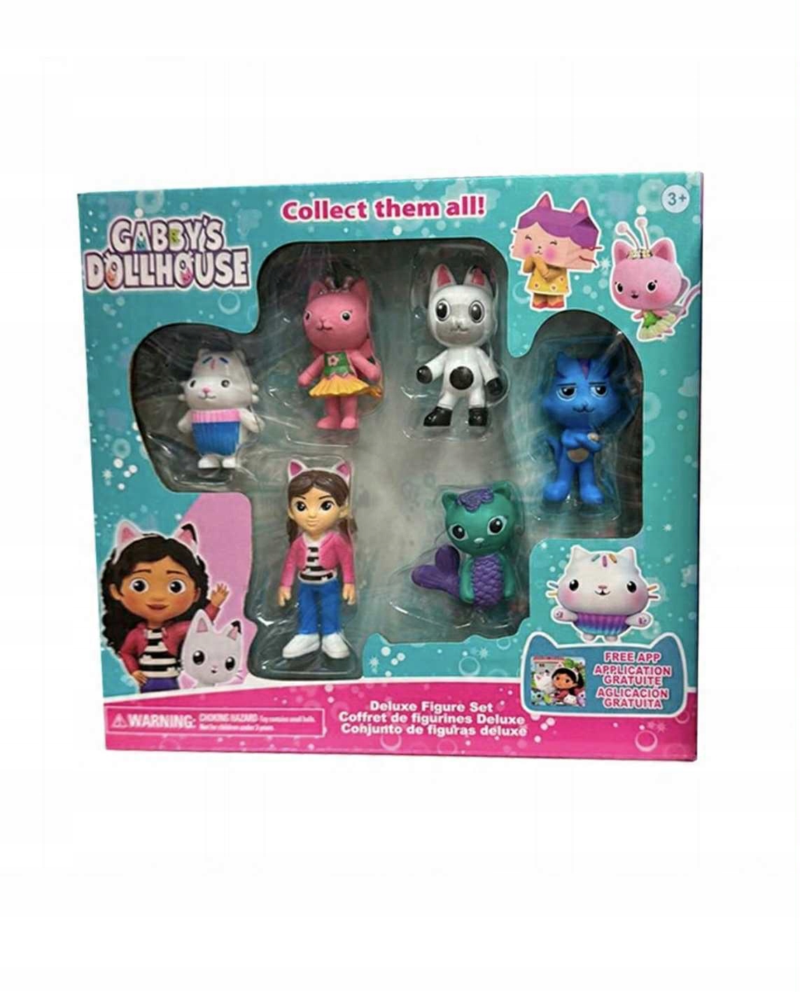 ZESTAW FIGUREK DOMEK GABI 6 SZT