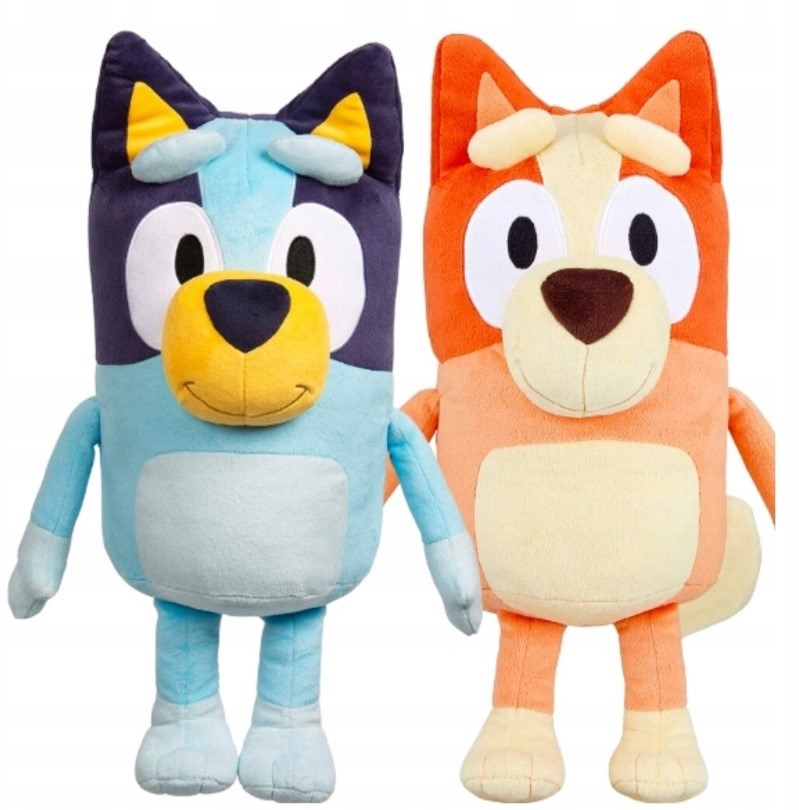 ZESTAW MASKOTEK BLUEY & BINGO 25 CM