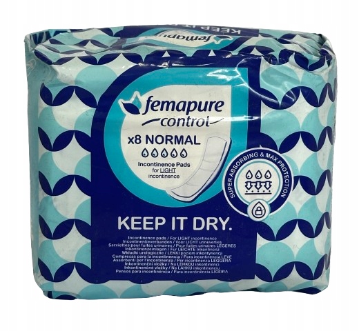 Podpaski Femapure Normal 8 sztuk