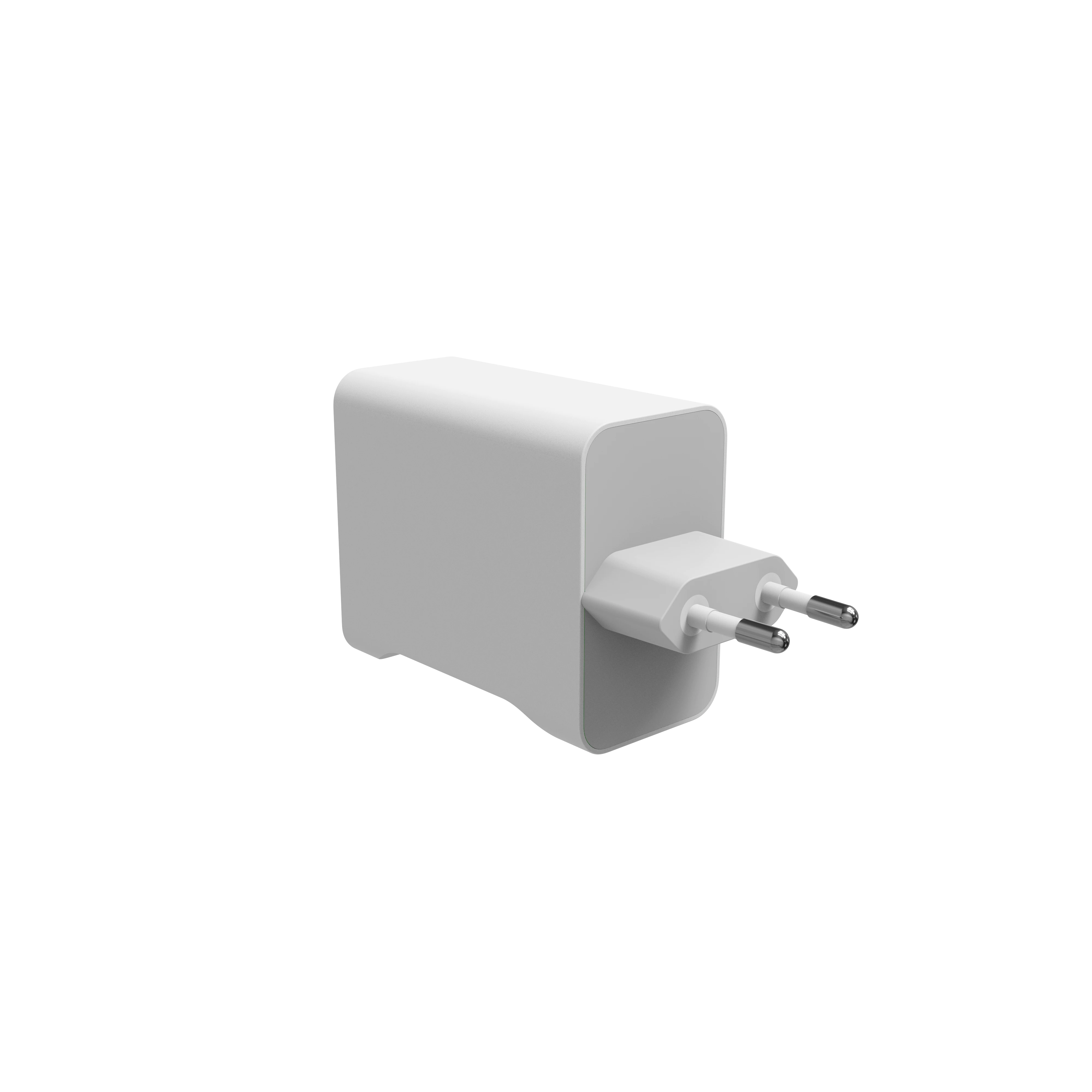 Mophie Speedport ROC GaN Ładowarka Sieciowa 2x USB-C 67W ze Zwijanym Kablem (White)