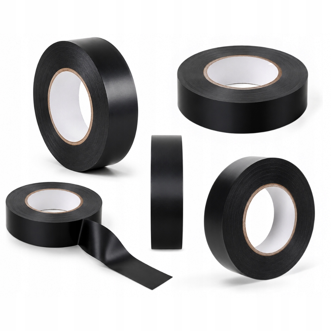 Taśma elektroizolacyjna PVC 25 m × 19 mm, czarna