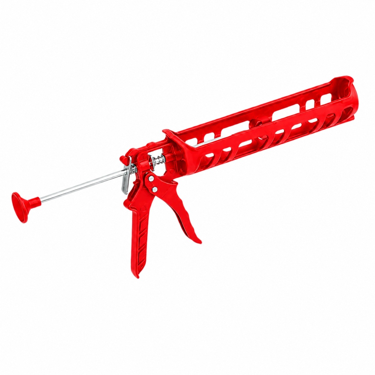 Pistolet do silikonu, akrylu i kleju 300–310 ml – czerwony