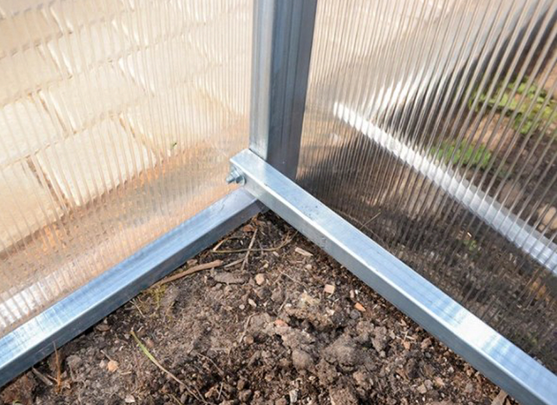 Szklarnia STANDARD Plus 20x20 3х3m 4mm