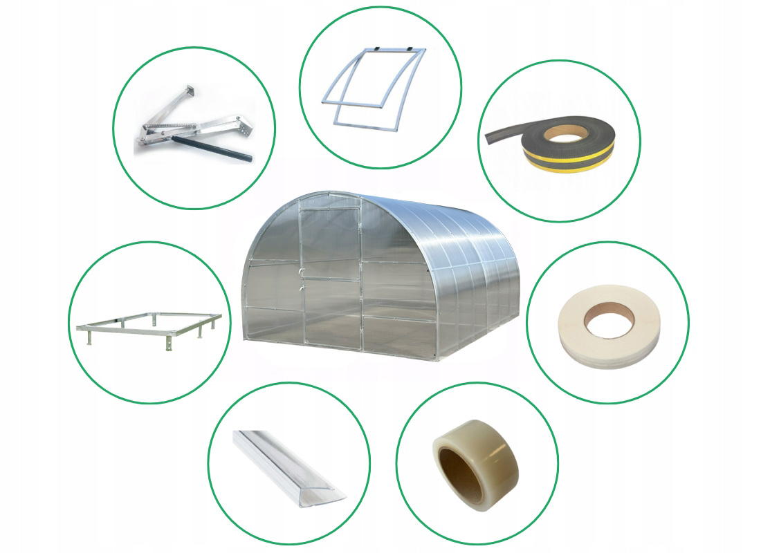 Szklarnia Profimet Mocna Went Plus 3x4m 4mm