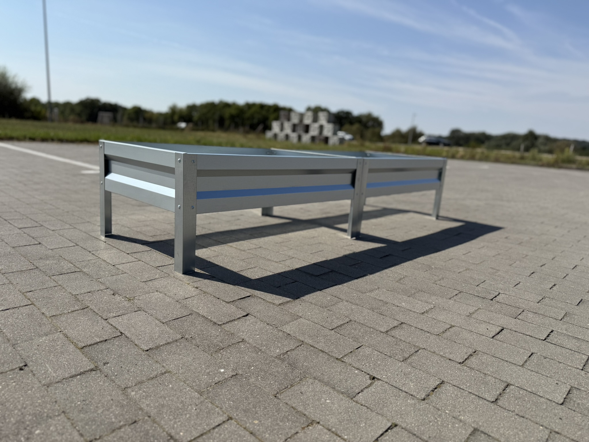 Ramka ogrodowa ocynkowana 20x100x196 cm