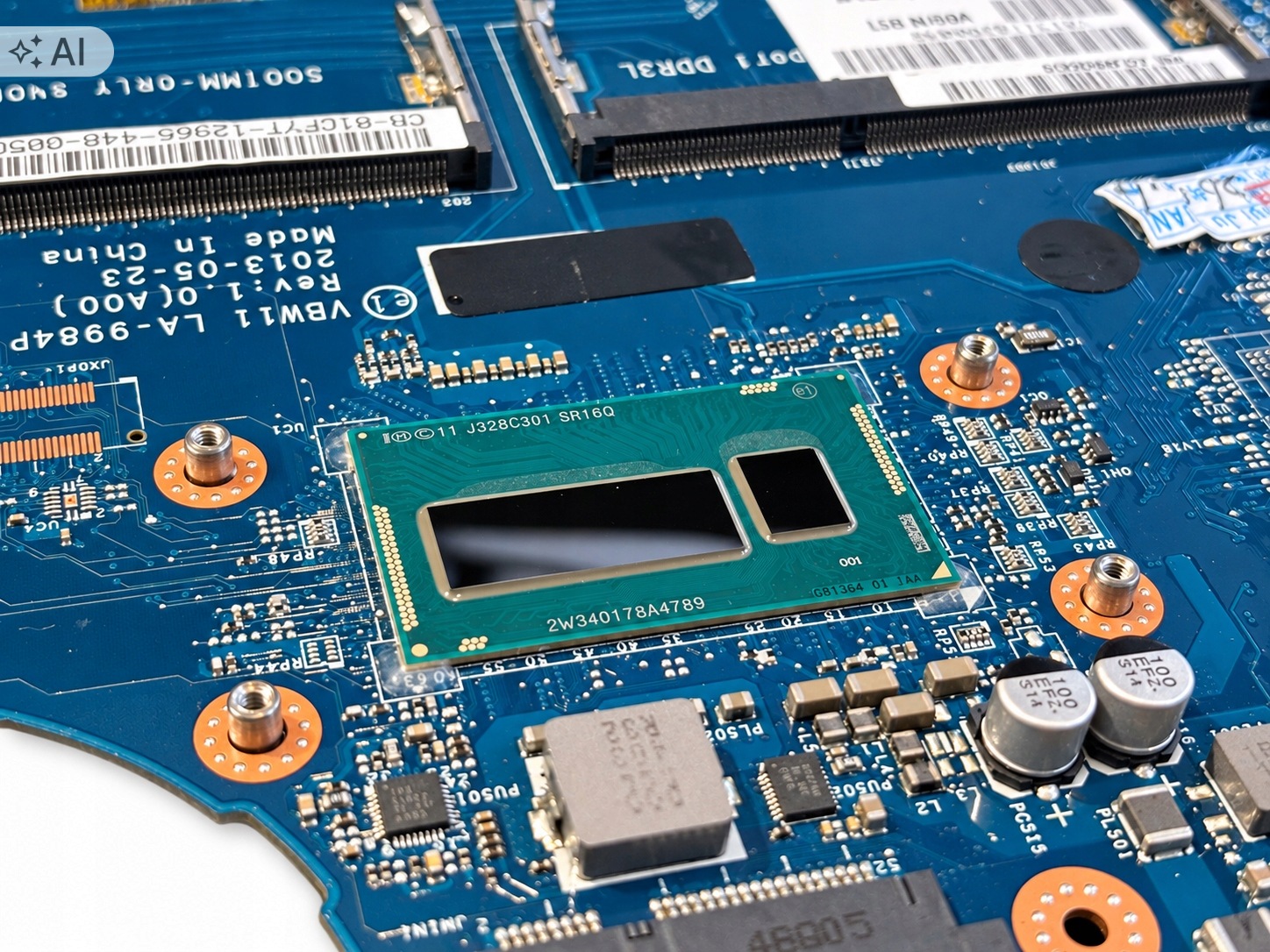 PŁYTA GŁÓWNA LA-9984P I3-4010U DDR3L UMA — zdjęcie 3