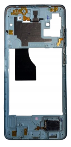 KORPUS OBUDOWA RAMKA SAMSUNG GALAXY A71 A715 NIEBIESKI — zdjęcie 2