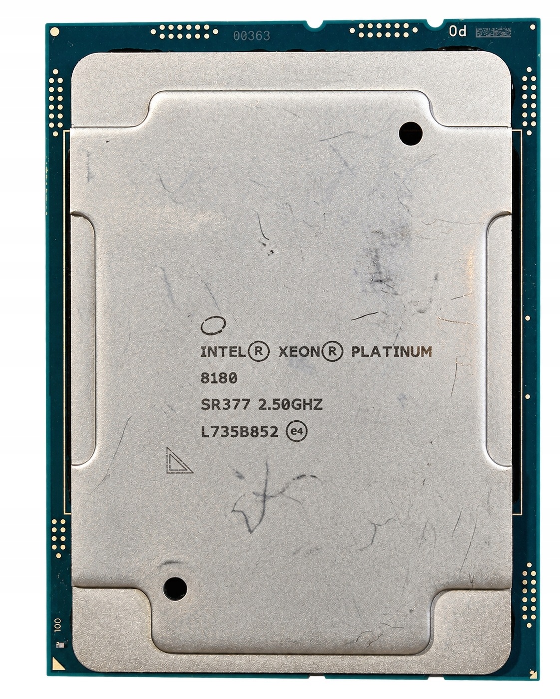 CPU Intel Xeon Platinum 8180 2.00-3.50GHz, 28Core/56Threads, 38.5MB, 165W — zdjęcie 2