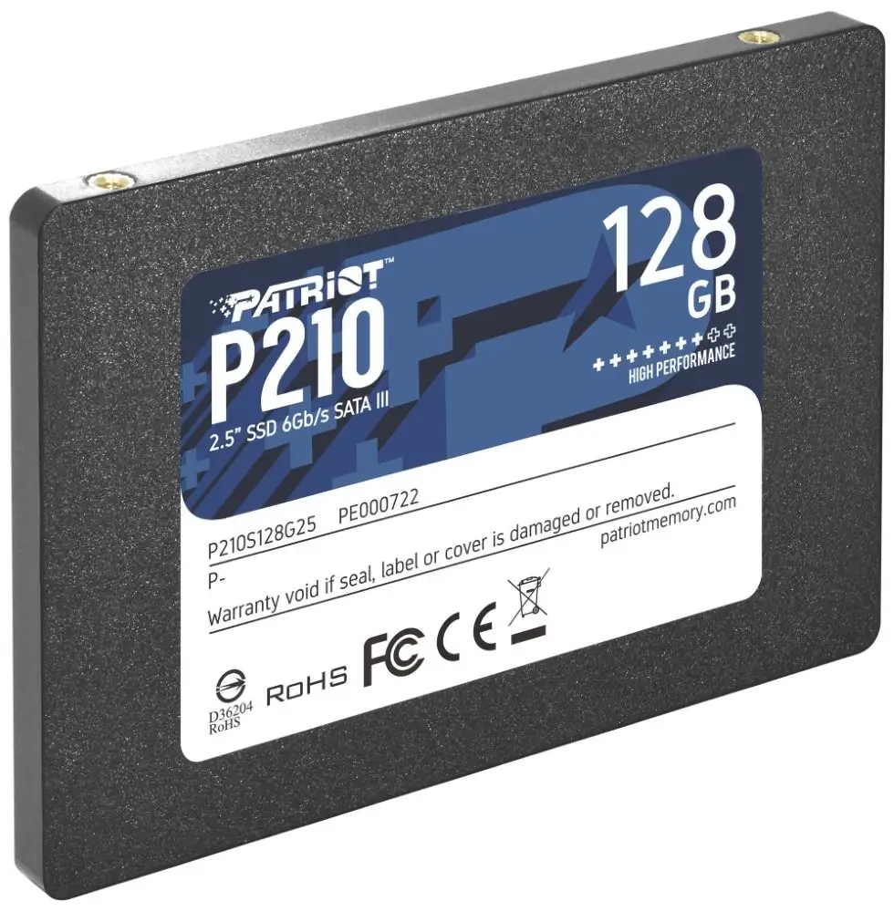 PATRIOT Dysk SSD 128GB P210 450/430 MB/s SATA III 2.5 — zdjęcie 3