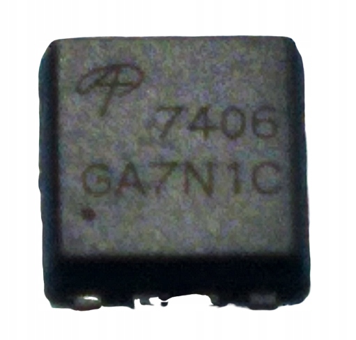 Nowy Układ AON7406 AO7406 7406 TRANZYSTOR N-MOSFET 30V 25A QFN-8 — zdjęcie 2