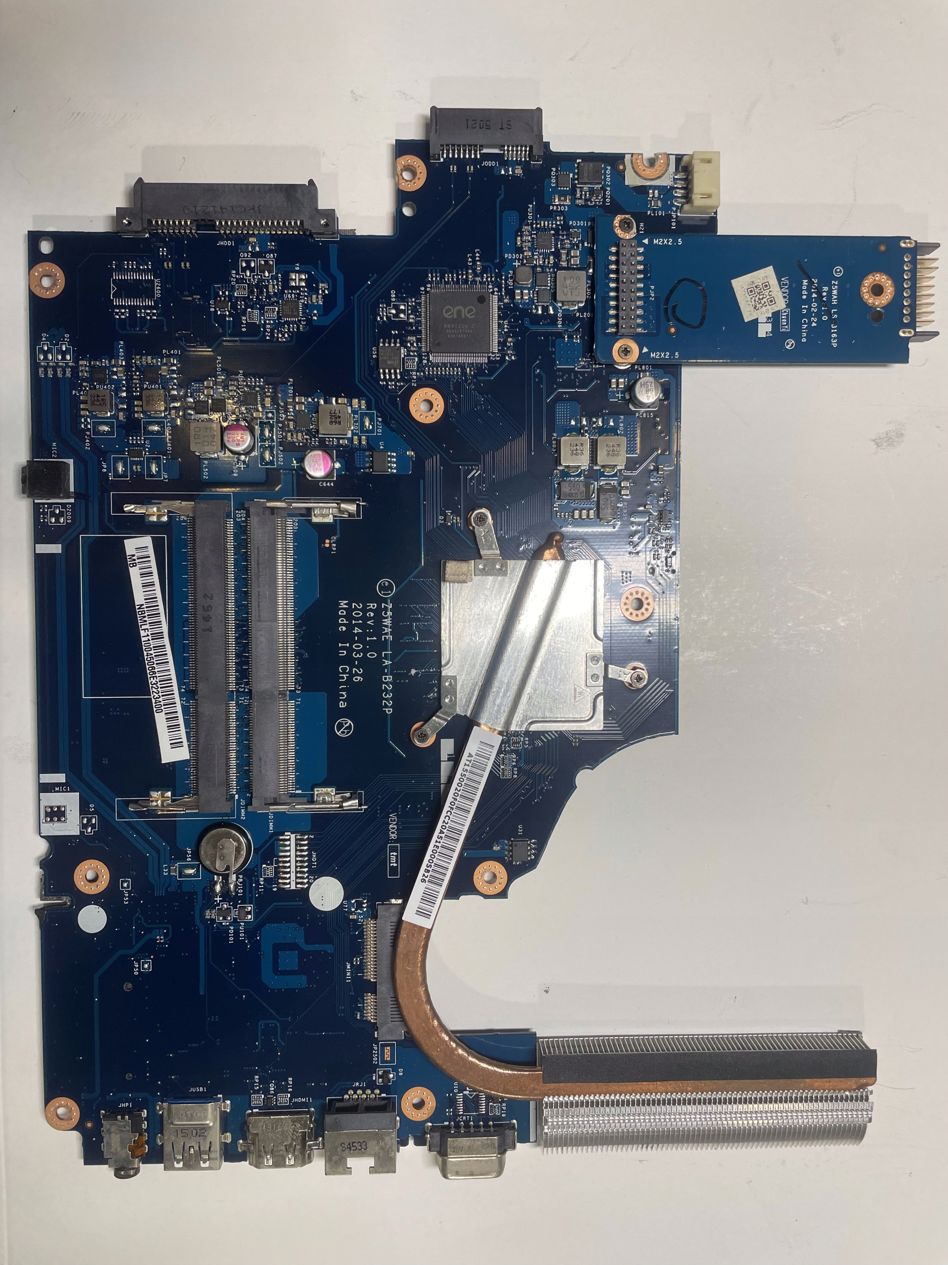 PŁYTA GŁÓWNA LA-B232P ACER ASPIRE E5-521 — zdjęcie 2