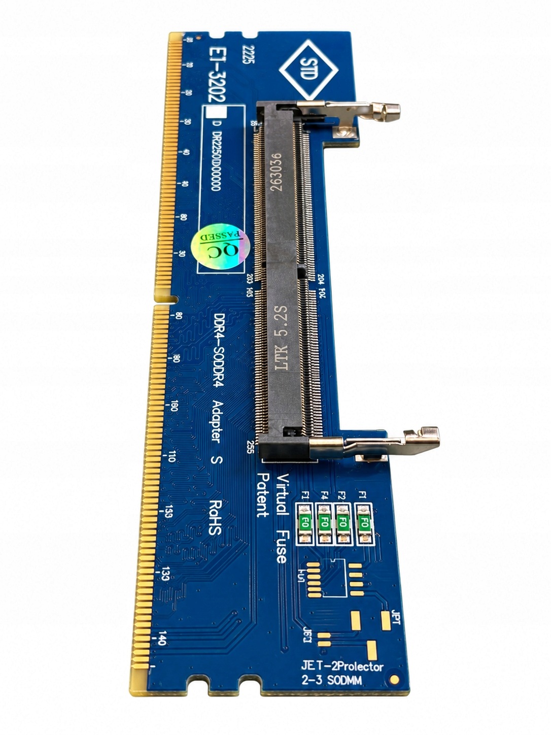 ADAPTER ZŁĄCZA DDR4 SO-DIMM DO LAPTOPA DIMM DO KOMPUTERA RAM — zdjęcie 3
