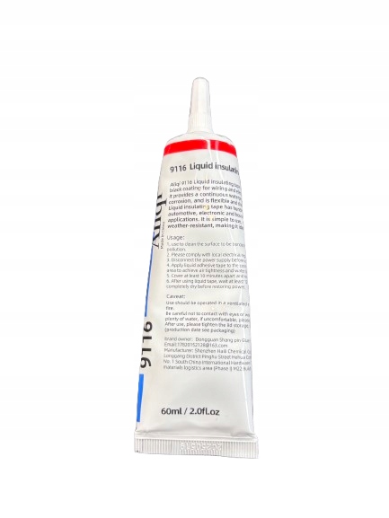 Taśma izolacyjna w Płynie Izolacja WODOODPORNA Czarna 60ml — zdjęcie 4
