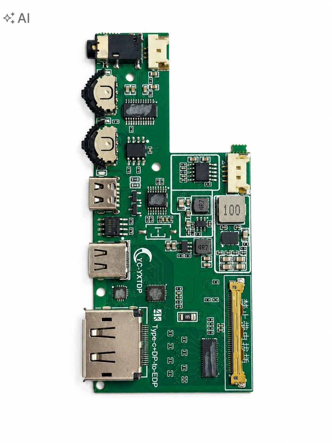 Tester matryc LCD eDP 40 PIN USB-C DisplayPort 2K 4K + kabel NOWY — zdjęcie 6