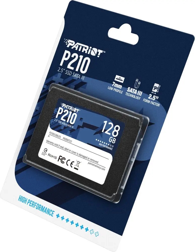 PATRIOT Dysk SSD 128GB P210 450/430 MB/s SATA III 2.5 — zdjęcie 6