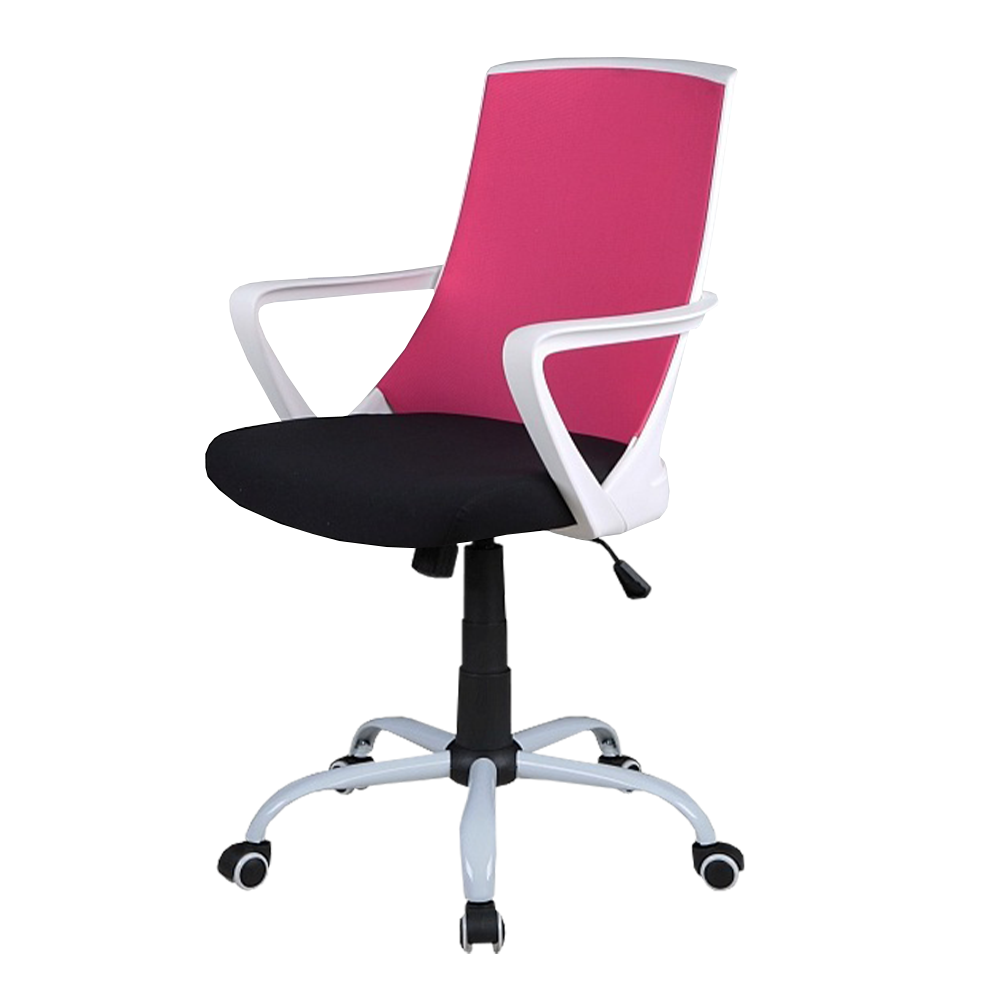 Fotel biurowy Genner różowy - zdjęcie 1