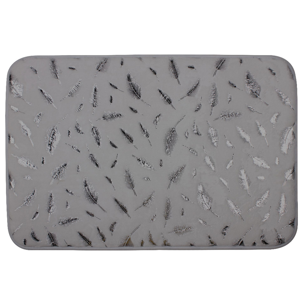 Dywanik łazienkowy Cremeweiss 40x60 cm szary - zdjęcie 1