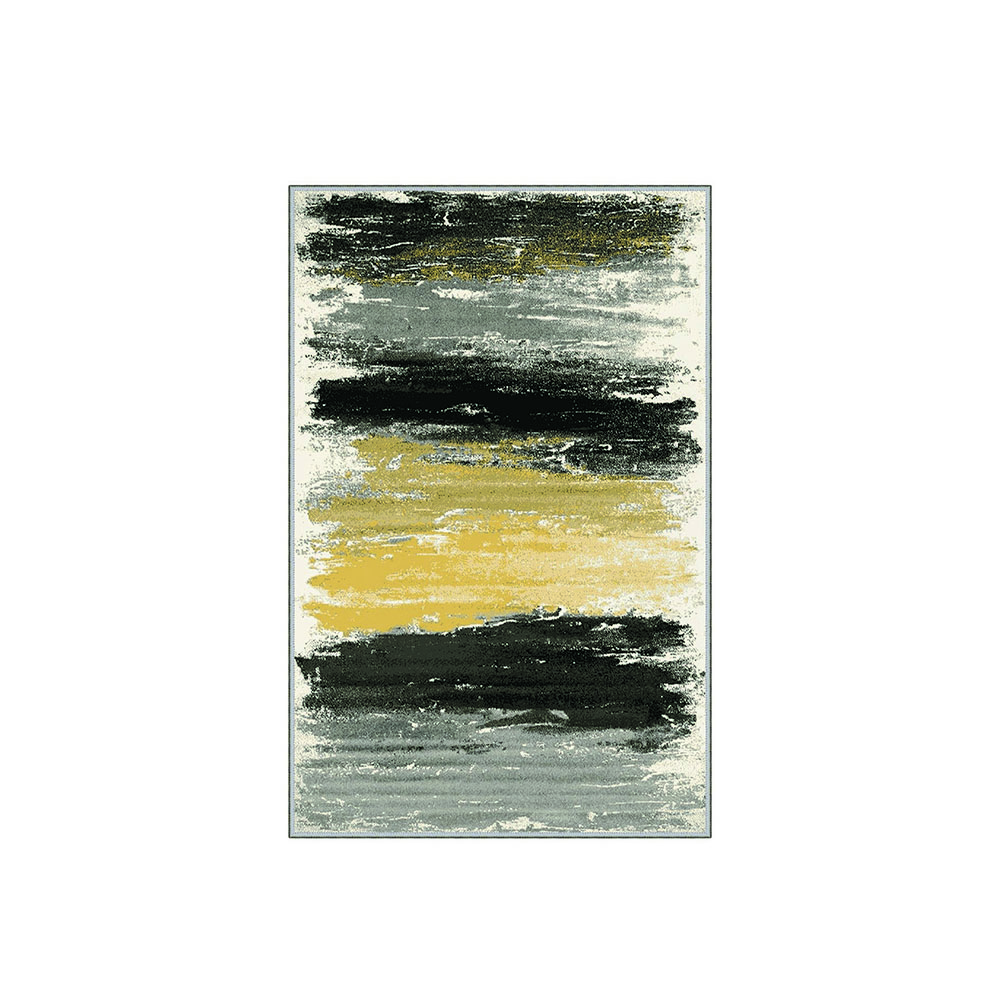 Dywan nowoczesny Totativer 100x150 cm zielono-żółty - zdjęcie 1
