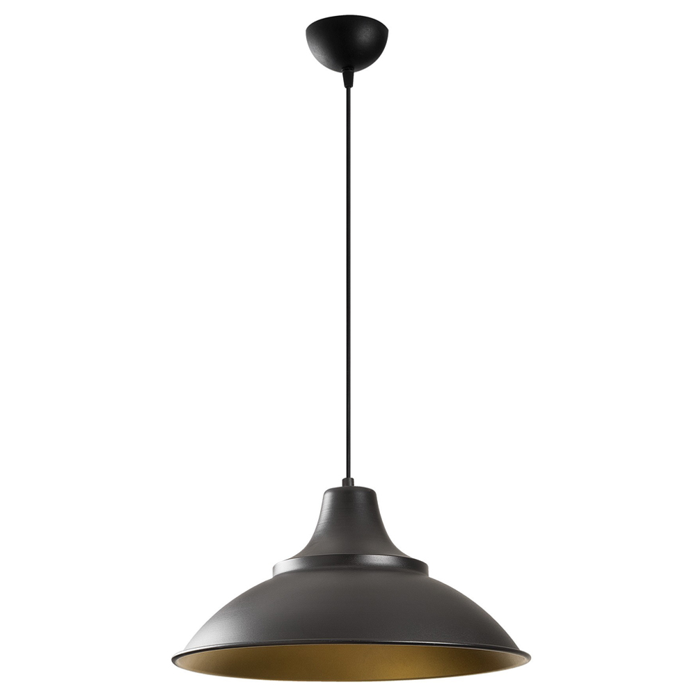 Lampa sufitowa Ardulace średnica 44 cm czarna - zdjęcie 1