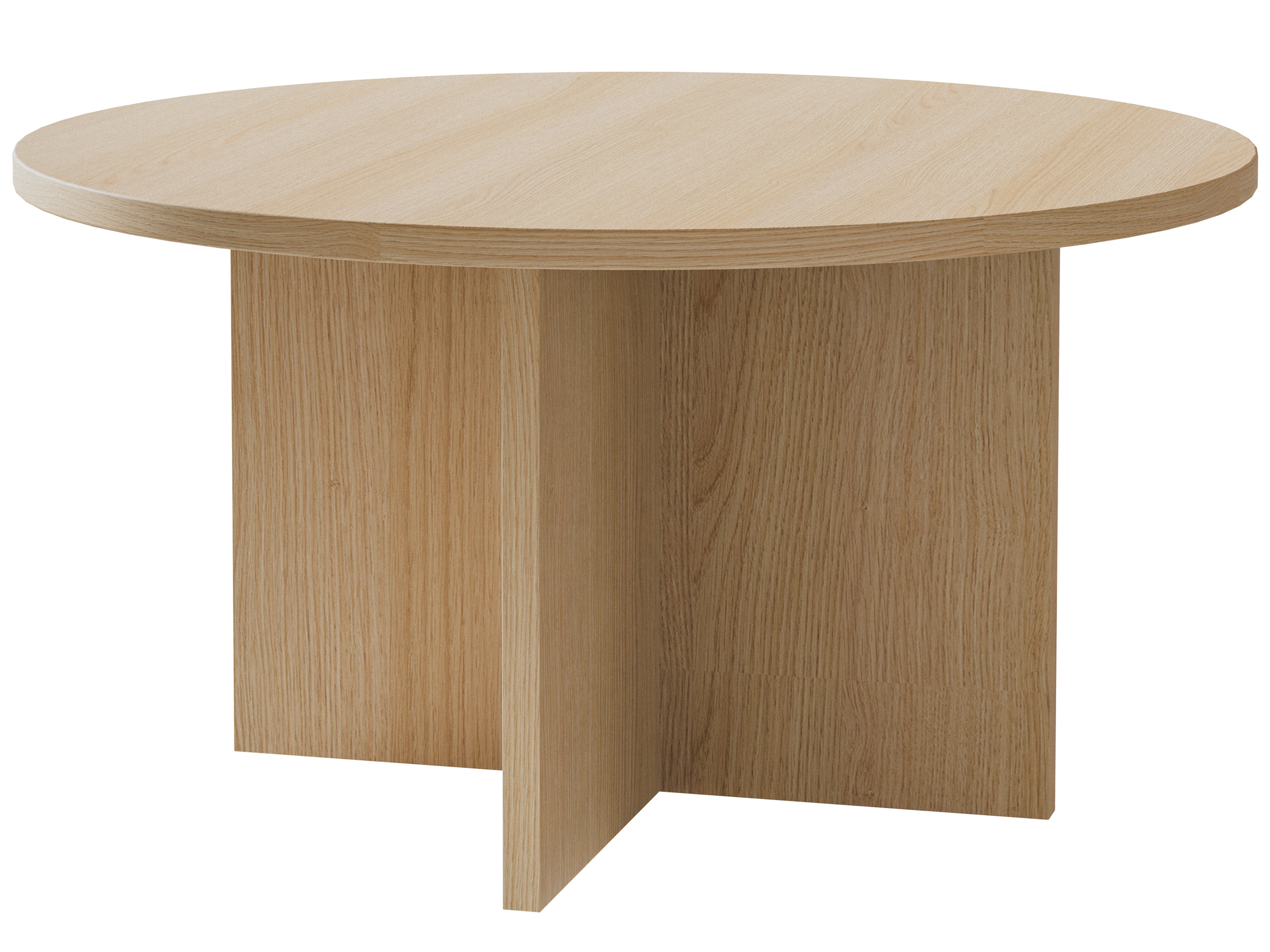 Stolik kawowy Ovo okrągły 76 cm Dąb Lindberg