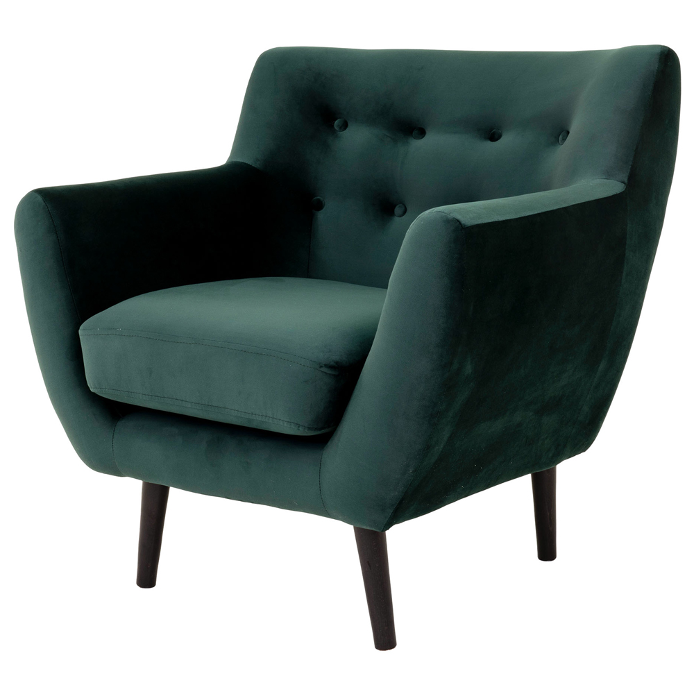 Fotel kubełkowy Ratsino butelkowa zieleń velvet - zdjęcie 8