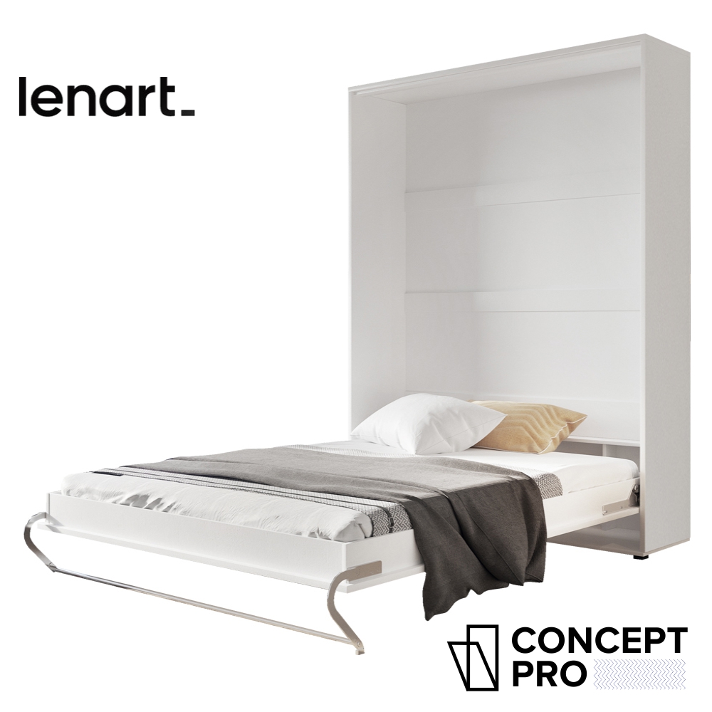 Półkotapczan pionowy Concept Pro 140x200 cm Biały  - zdjęcie 1