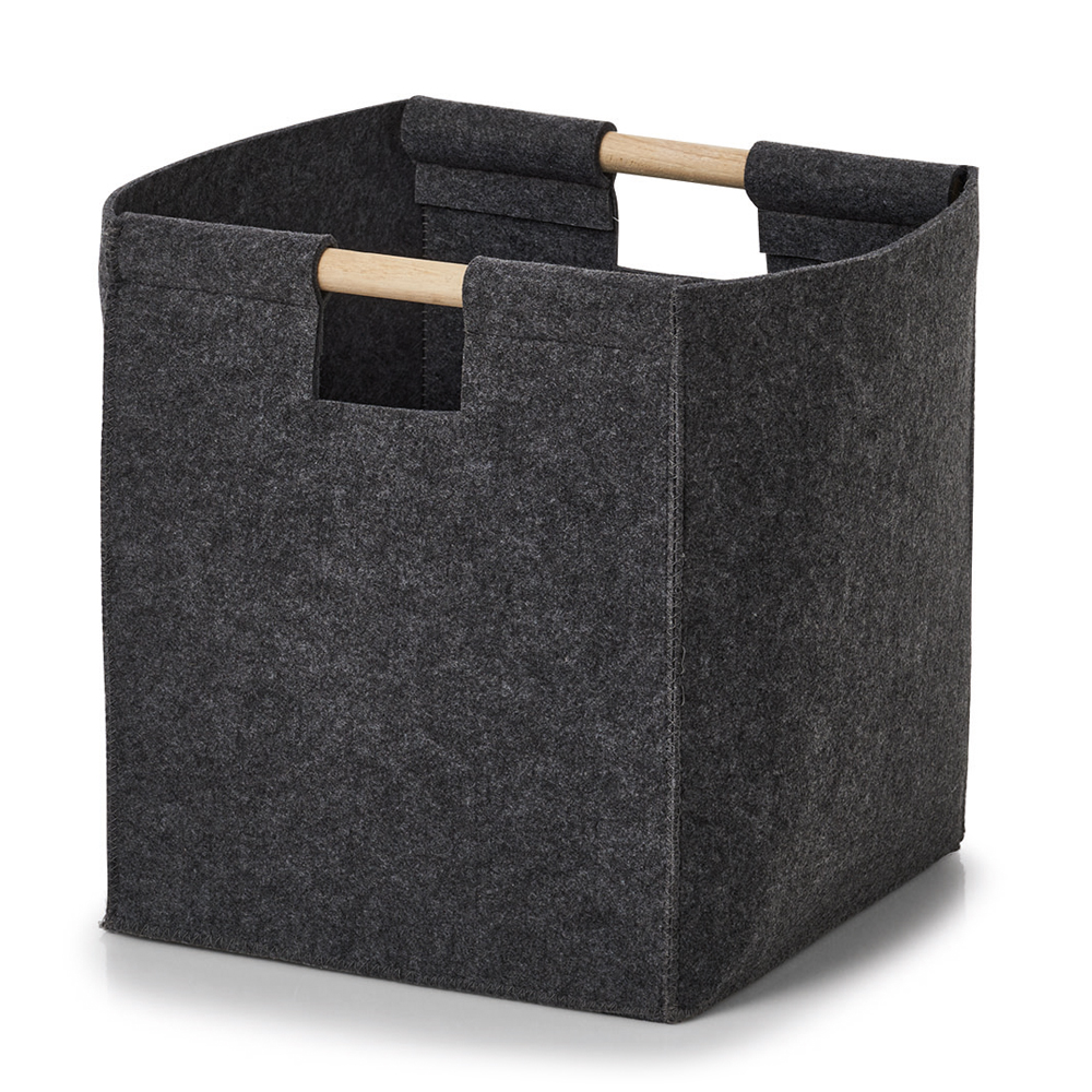 Kosz do przechowywania Fellia antracytowy - zdjęcie 1