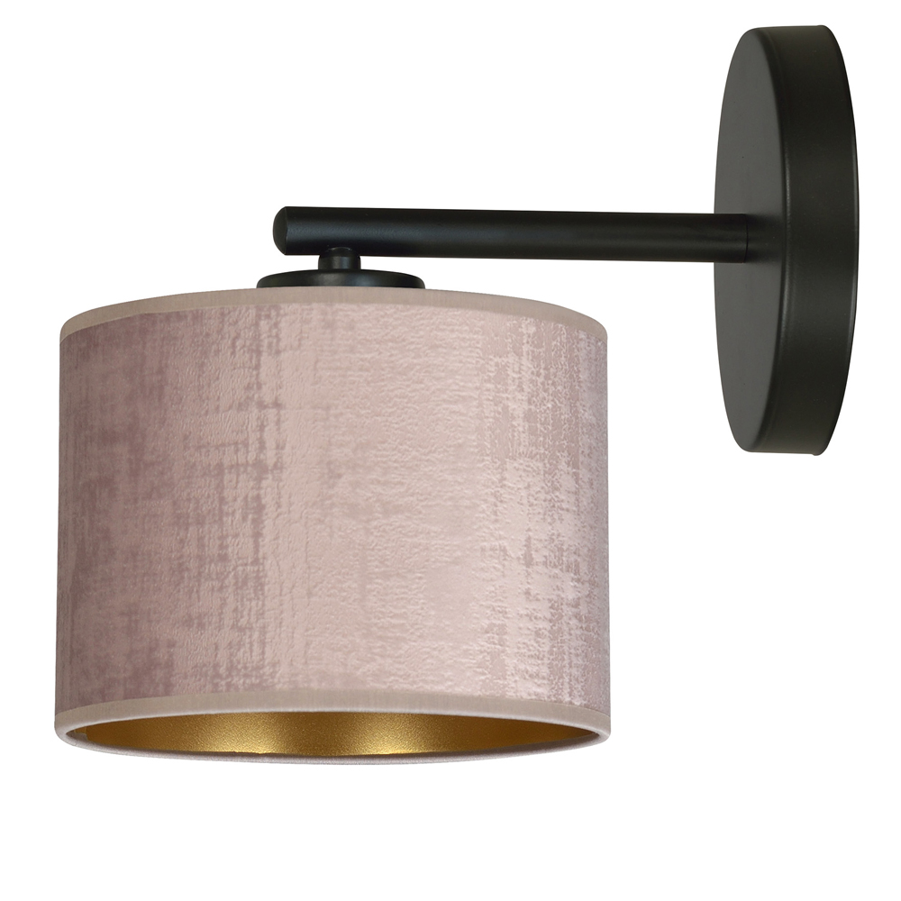 Kinkiet ścienny Hellid średnica 18 cm różowy - zdjęcie 1