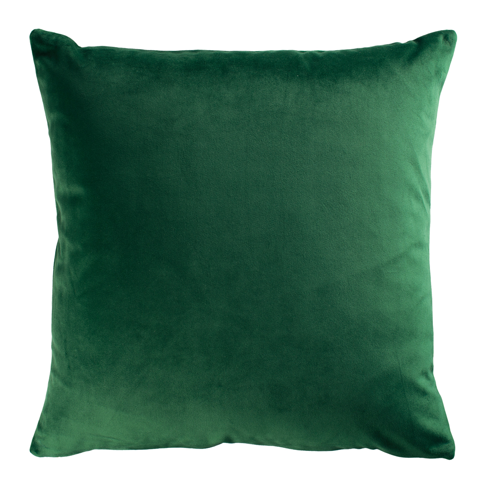 Poduszka dekoracyjna Sylvanca w tkaninie EASY CLEAN 45x45 cm szmaragdowozielona - zdjęcie 1