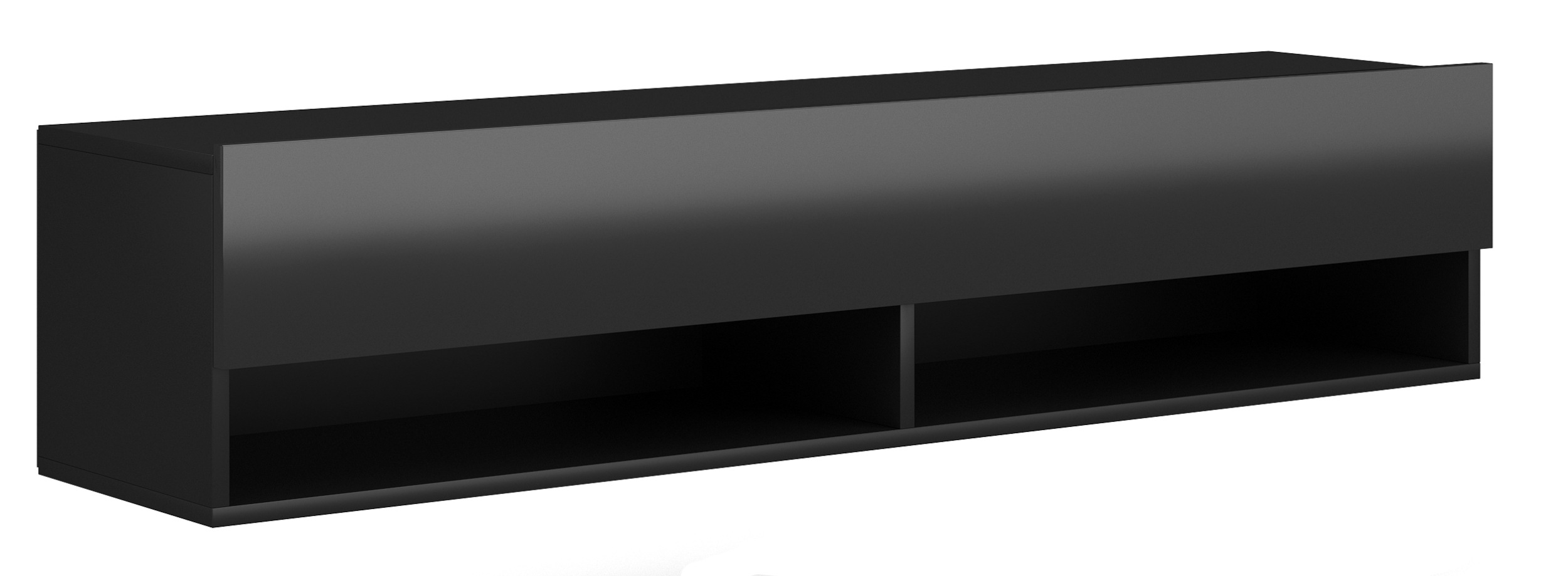 Szafka RTV Derbie 140 cm Czarny - zdjęcie 1