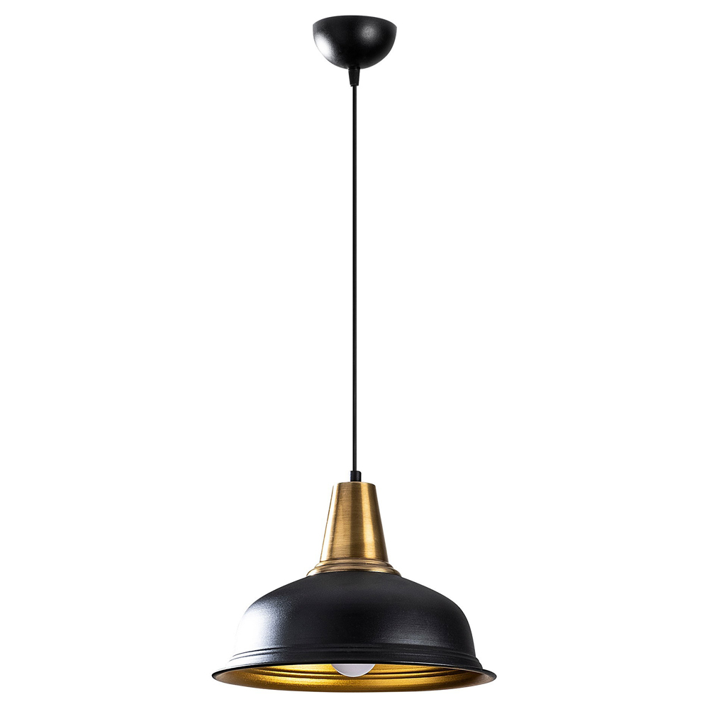 Lampa wisząca Theyro średnica 32 cm czarna - zdjęcie 1