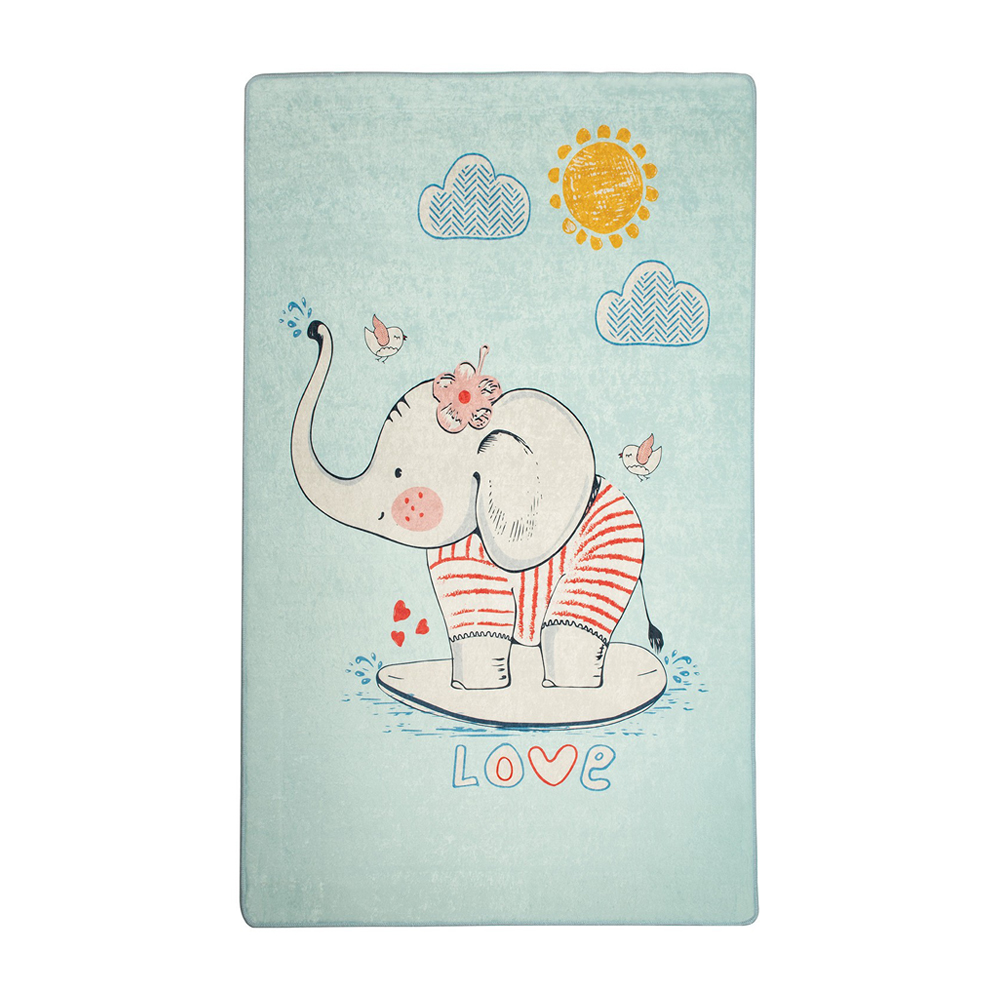 Dywan do pokoju dziecięcego Dinkley Ślicznotka niebieski 100x160 cm - zdjęcie 1